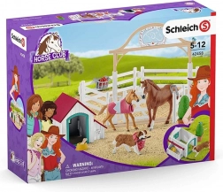 Schleich Horse Club vendég lovak Ruby kutyussal