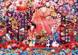 Japán tea szertartás puzzle 500 darab