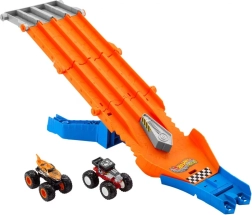 Hot Wheels Monster Trucks versenyszett – Rombolás futam