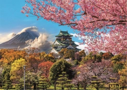 Educa Puzzle Oszakai vár, Japán 2000 darab