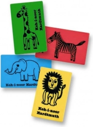 KOH-I-NOOR Afrika plasztikus radír, 1 db (vegyes minták)