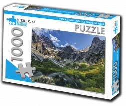 Puzzle Turisztikai kiadás Magas-Tátra, Zöld-tó völgye 1000 darab