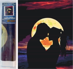 NORIMPEX Gyémántszemes festés – Mi ketten 30x40 cm