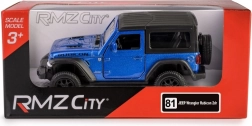 Fém JEEP Wrangler Rubicon 2021 modell 1:35 visszahúzós meghajtással