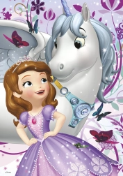 Dino puzzle: Zsófi és az egyszarvú, 200 darab