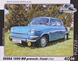 kirakó Škoda 1000 MB retro autó 40 darab
