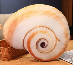 Plüss kagyló játék - párna 50 x 40 cm