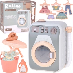 Gyermek mosógép szárítóval 2 az 1-ben forgódobbal és tartozékokkal