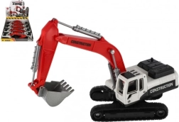 Építőjáték lánctalpas kotrógép műanyag/fém