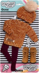 Guca Penelope babaöltözet 34 cm-hez fűzős cipőkkel