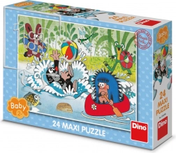 DINO puzzle Vakond a vízben 24 maxi darab