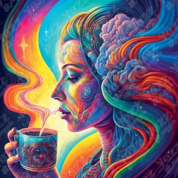 Négyzet alakú „Szent kakaó” kirakó 1023 darabbal a Yazz-tól