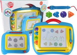 Mágneses rajztábla – 2 darabos szett, kék–sárga