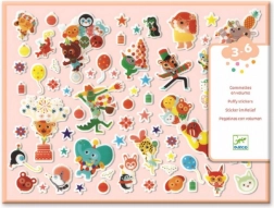 Djeco Party domború matricákészlet