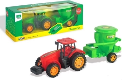 Traktor utánfutóval lendkerekes meghajtással