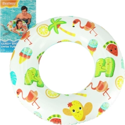 BESTWAY felfújható úszógumi flamingó mintával, 61 cm