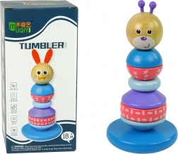 Fából készült oktató piramis Medvebocs