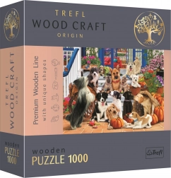 Fa puzzle TREFL Wood Craft Origin Kutyabarát 1000 darab
