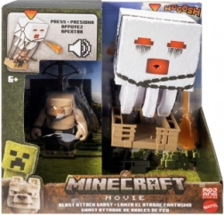 Minecraft Támadó Ghast lövedékekkel – interaktív figura