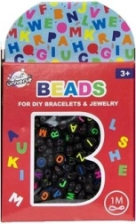 Gyöngykészlet - Fekete betűk