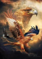 Sas kirakó 1000 darabbal