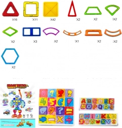 Mágneses építőkészlet a fantázia és a motorika fejlesztésére