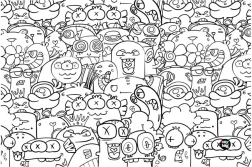 Monsters asztali alátét