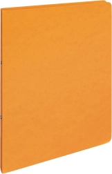 A4 méretű narancssárga iratgyűjtő, 2 gyűrűvel