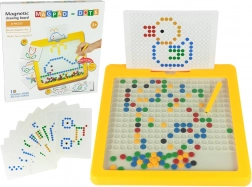Mágneses tábla 100 gyönggyel – sárga