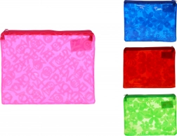 cipzáras, virágmintás irattartó mappa 16 × 20,5 cm