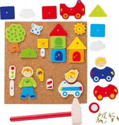 Korková Kalapács Játék Város