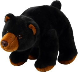 Fekete plüss mackó 28 cm