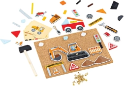 Bigjigs Toys kreatív kalapálós játék – közlekedés