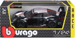 Bburago Porsche 911 GT3 fekete modell 1:24 méretarányban