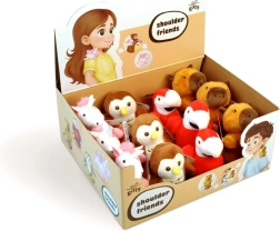 Mágneses vállra tehető plüss barátok - 1 db