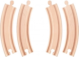 Vasúti kanyarok – hosszú (4 db)