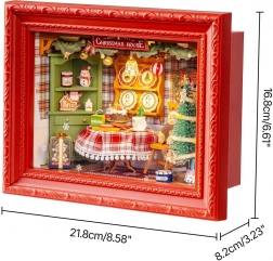 Rolife fa 3D puzzle Szentesti vacsora LED-del, 125 darab