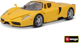 Fém Ferrari Enzo modell sárga színben