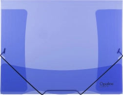 Opaline gumis mappa kék A4