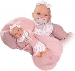 Realista Baba Kika Hangokkal és Puha Testtel 27 cm