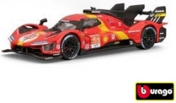 Fém modell Bburago Ferrari 499P 1:43 – a 24h Le Mans 2023 győztese