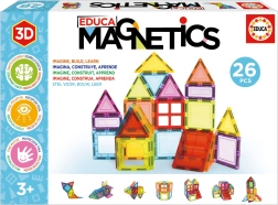 EDUCA Magnetikus építőkészlet Magnetics 26 darab