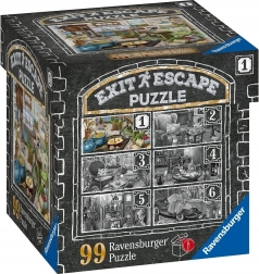 Szabaduló játék puzzle Kísértetház - A konyhában