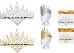 Karneváli fejpánt Korona Gyerekeknek