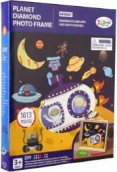 Gyémántfestés – kreatív űr témájú készlet kerettel