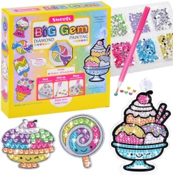 Kreatív gyémántfestő készlet – édességek