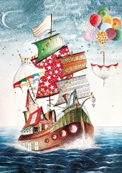 Szabad hajó puzzle 1000 darabbal MAGNOLIA