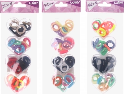 48 darabos hajgumi készlet