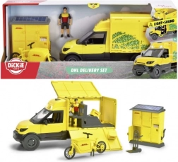 DHL városi készlet 25 cm-es teherautóval a Dickie Toys-tól