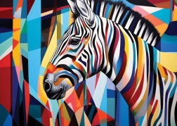 Zebra kirakó 1000 darabos